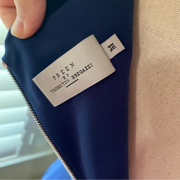 Preen by Thornton Bregazzi Palmer Pleated Stretch-Crepe Midi Dress - Picture 11 of 11